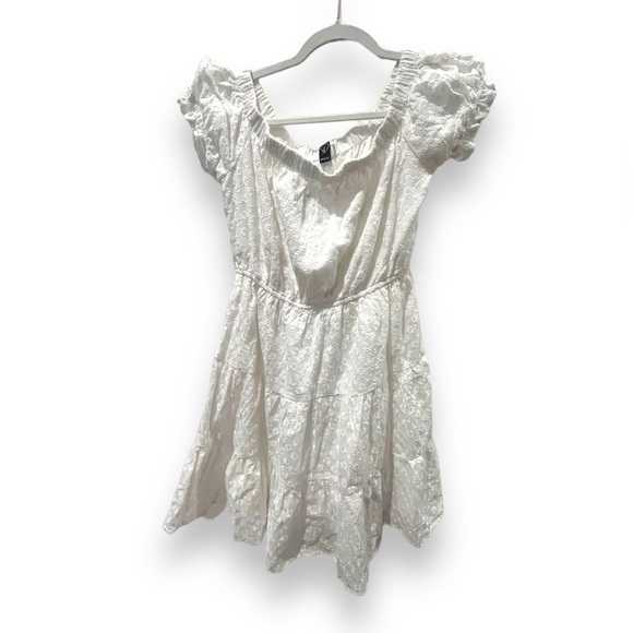 NEW | WINDSOR | Off The Shoulder Eyelet Skater Dress | Size Large - Picture 8 of 15